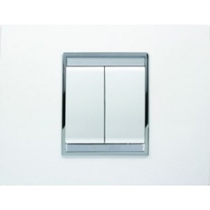 2 LEVER 1P 16A KIT CHORUS WHITE C/W 2x4