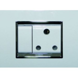 16A Sw Socket Outlet Chorus Lux White