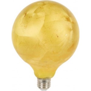 230VAC 6W Yellow G125 Warm White LED Ice Flower Lamp E27