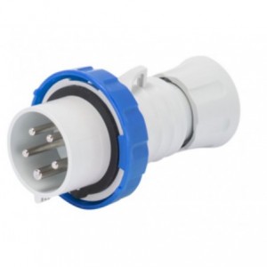 16A 3P+N+E 230V Plug IP67 9H Screwless
