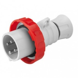 32A 3P+E 400V Plug IP67 6H C/W Phase Inverter