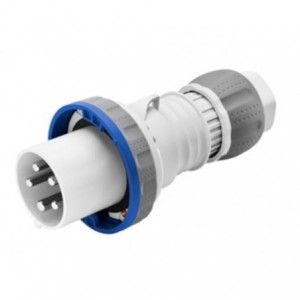 Plug HP IP67 3P+N+E 63A 230V 9H