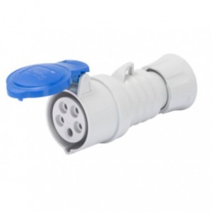 16A 3P+N+E 230V Connector IP44 9H Screwless