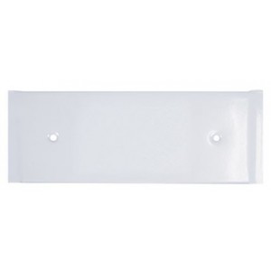 Blank Outlet Cover For Steel Power Skirting White
