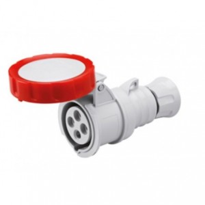 16A 3P+E 400V Connector IP67 6H Screwless
