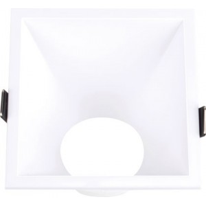 93MM Square Plastic Recessed Downlight White