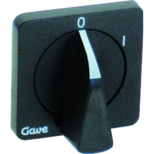 Spare Black Handle + Escutcheon Plate Isolater 0-1. 32A-40A