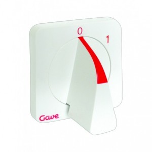Spare White Handle + Escutcheon Plate Isolater 0-1. 63A-125A