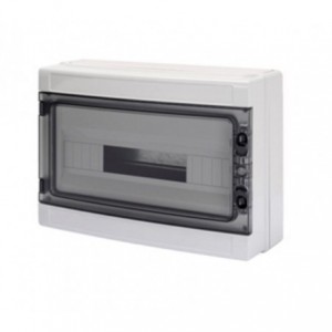 SURFACE DB 1x18M SMOKED DOOR IP65