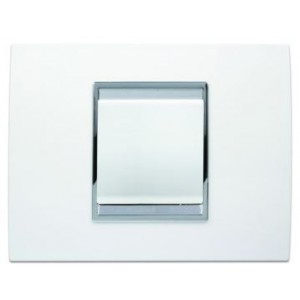 1 LEVER 1P 16A KIT CHORUS WHITE C/W 2x4