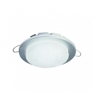 RECESSED DOWNLIGHT SILVER 104x30MM Gx53