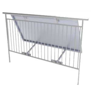 Solar 1 Panel Tilted Mounting Kit For Balcony
