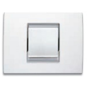 1 Pushbutton 1PN 16A Shuttle Dimmer Kit Chorus Lux White