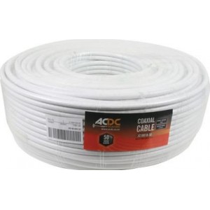 50M Coaxial Cable Twin RG6 PVC