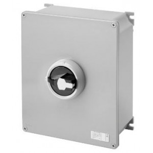 3P 160A Metal Box Black Handle Surface Isolator
