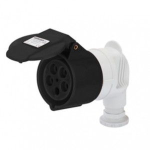 16A 3P+E 500V 90D Connector IP44 7H