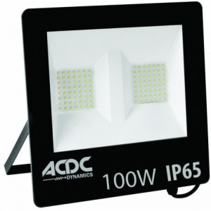 220-240VAC 100W LED Cool Wht LED Flood C/W Day Night Sensor