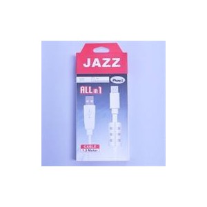 Jazz JAZZ-IPHONE USB 2.0 Type A Male to 8 Pin Lightning Connector Sync and Charge Cable