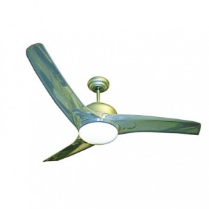 Ceiling Fan Grey 3 Blade Wall Cont+light