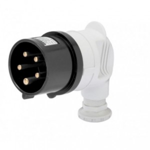 32A 3P+E 500V 90DEG Plug IP44 7H
