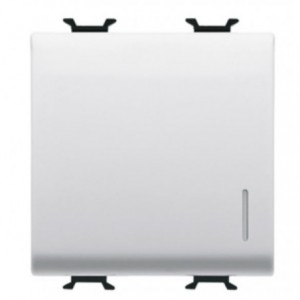 Chorus 2M Intermediate Lit Switch Module General White