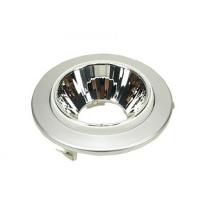FIXED DOWNLIGHT SILVER 102x128MM GU10