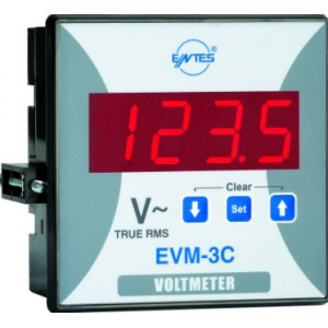 10-600VAC SINGLE PHASE VOLT METER 72x72