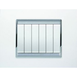 6 LEVER 1P 16A KIT CHORUS WHITE C/W 2x4