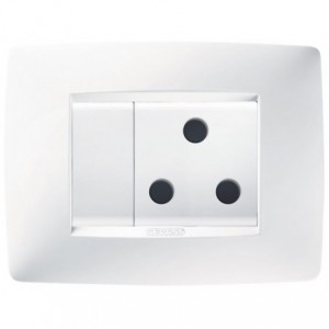 16A Sw Socket Outlet Chorus One White