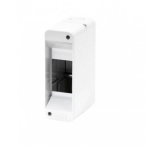 GREY SURFACE DB 1x2M NO DOOR IP40