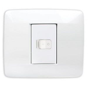 Complete 4X4 Double Pole Isolator 40A White