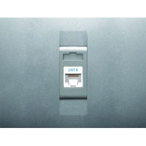 RJ45 Cat 6 Utp Socket And Blank Kit Chorus One Titanium