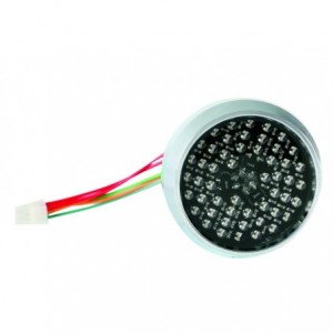 12/24VDC (RED- GREEN &amp; AMBER) 3-ROW CLUSTER LIGHT