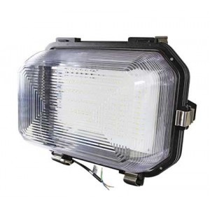 230VAC Dob LED Bulkhead 60W 6000K 418X314X203MM PC Diffuser