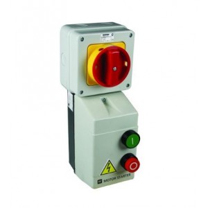 2.2kW 400V DOL STARTER + ISOL GREY POLY IP65 240V COIL