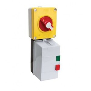 15kW 400V DOL STARTER + ISOL GREY POLY IP65 415V COIL
