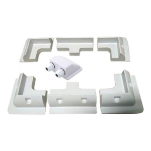 7PC ABS Solar Mounting Kit For 1 Panel White