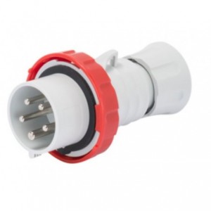 IP67 Plug 3P+N+E 16A 400V 6H Screwless