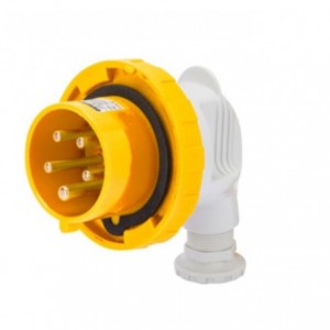 32A 2P+E 110V 90D Plug IP67 4H