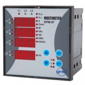 3-PHASE NETWORK ANALYSER 96x96 230VAC