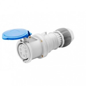 Connector HP IP44 3P+N+E 63A 230V 9H