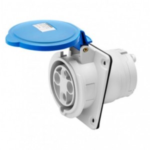 63A 2P+E 230V 10°FLUSH.S.O.HP IP44 6H