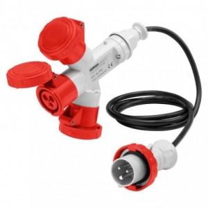 16A 3P+E 400V MOB.3-OUT Sock.+cable IP67