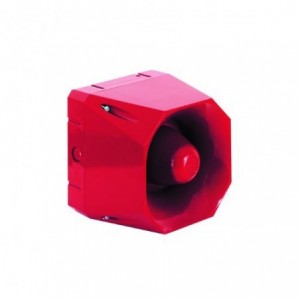 110-250VAC SIREN  RED 110dB 42TONES IP66