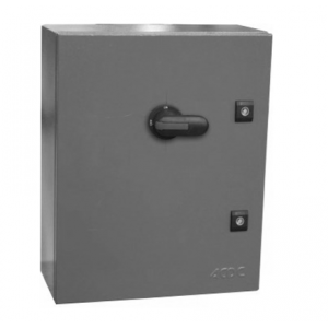 315A 3P Din Fused Isolator Enclosed Grey Steel IP54