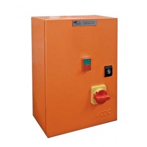 18.5kW 400V S-D STARTER +ISOL ORANGE STEEL IP65 240V COIL