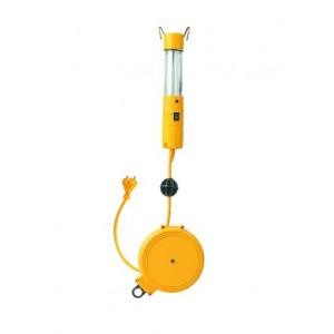 LEAD LIGHT C/W 13W/240V CF LAMP &amp;  6.5m EXT REEL