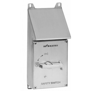 160 Amp 3P S/STEEL Enclosed Isolator Angled Top