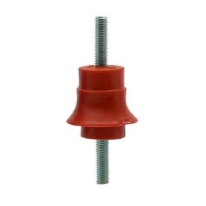 8mm RED PLASTIC INSULATOR M-M