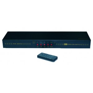 HDMI SWITCHER 4 x HDMI + 4 X USB INPUTS C/W REMOTE- B/W 2.55